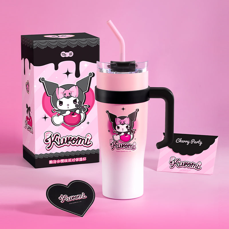 Sanrio Kuromi Stainless Steel Large Capacity Thermos Water Bottle