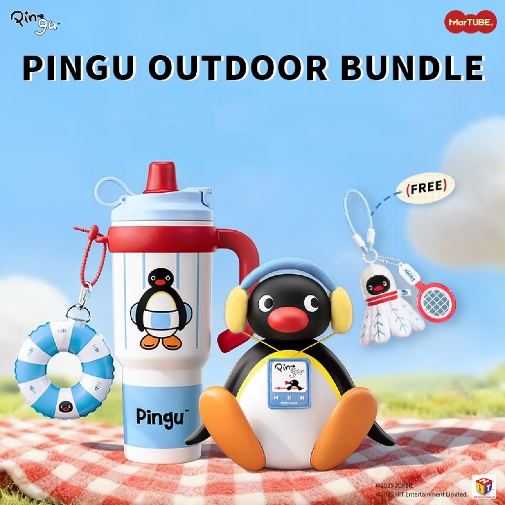 Pingu Outdoor Bundle - Pingu Shake-Head Bluetooth Speaker & Pingu