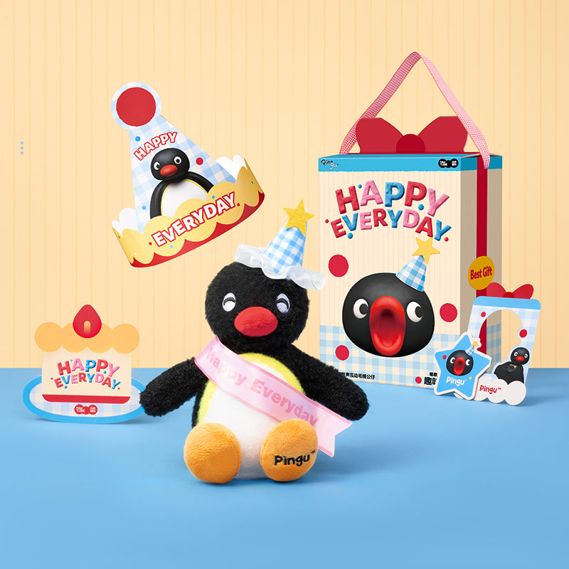 Pingu Interactive Plush Doll - Cute Recordable Plush Doll