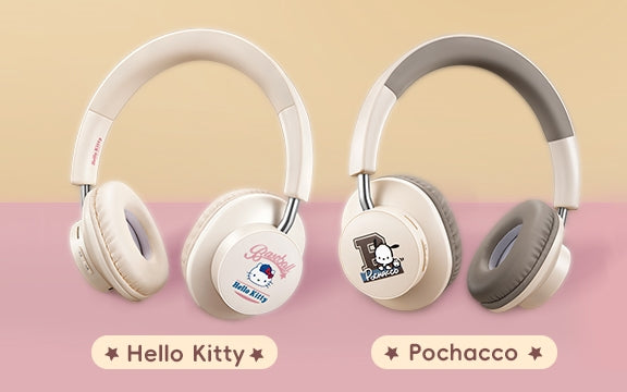 New Arrival: Pochacco & Hello Kitty Bluetooth Headphones-MarTUBE & Sanrio