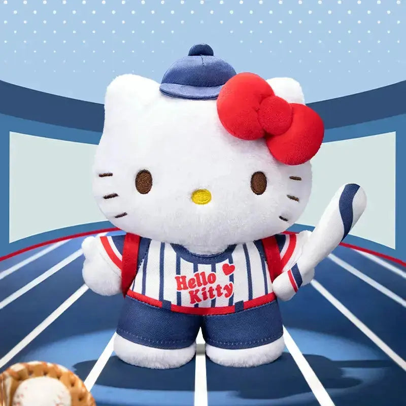 Hello Kitty Baseball Plush Power Bank Saniro-Martube