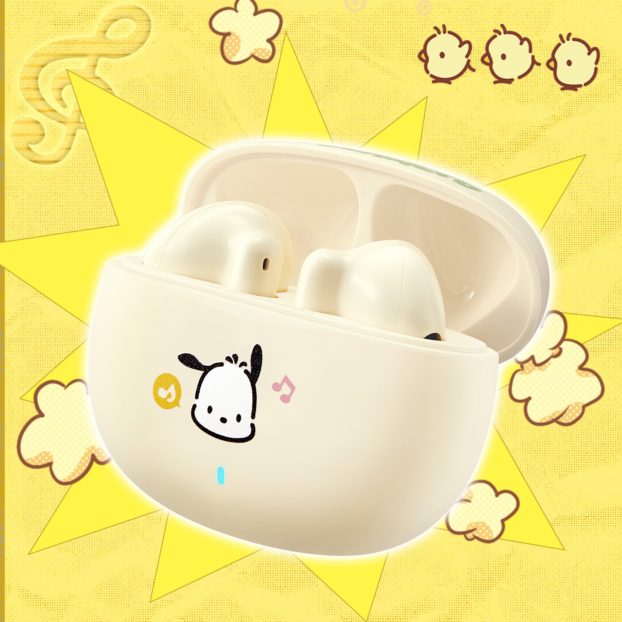 MarTUBE Pochacco Bluetooth Earphone for iPhone Android