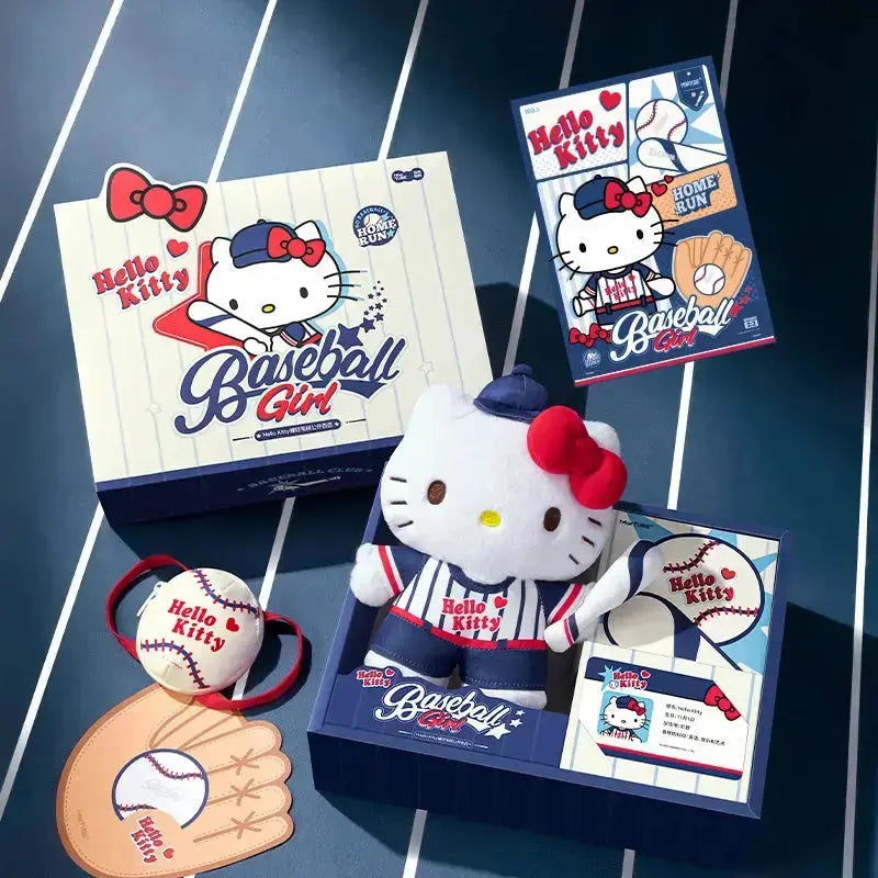 Hello Kitty Baseball Plush Power Bank Saniro-Martube