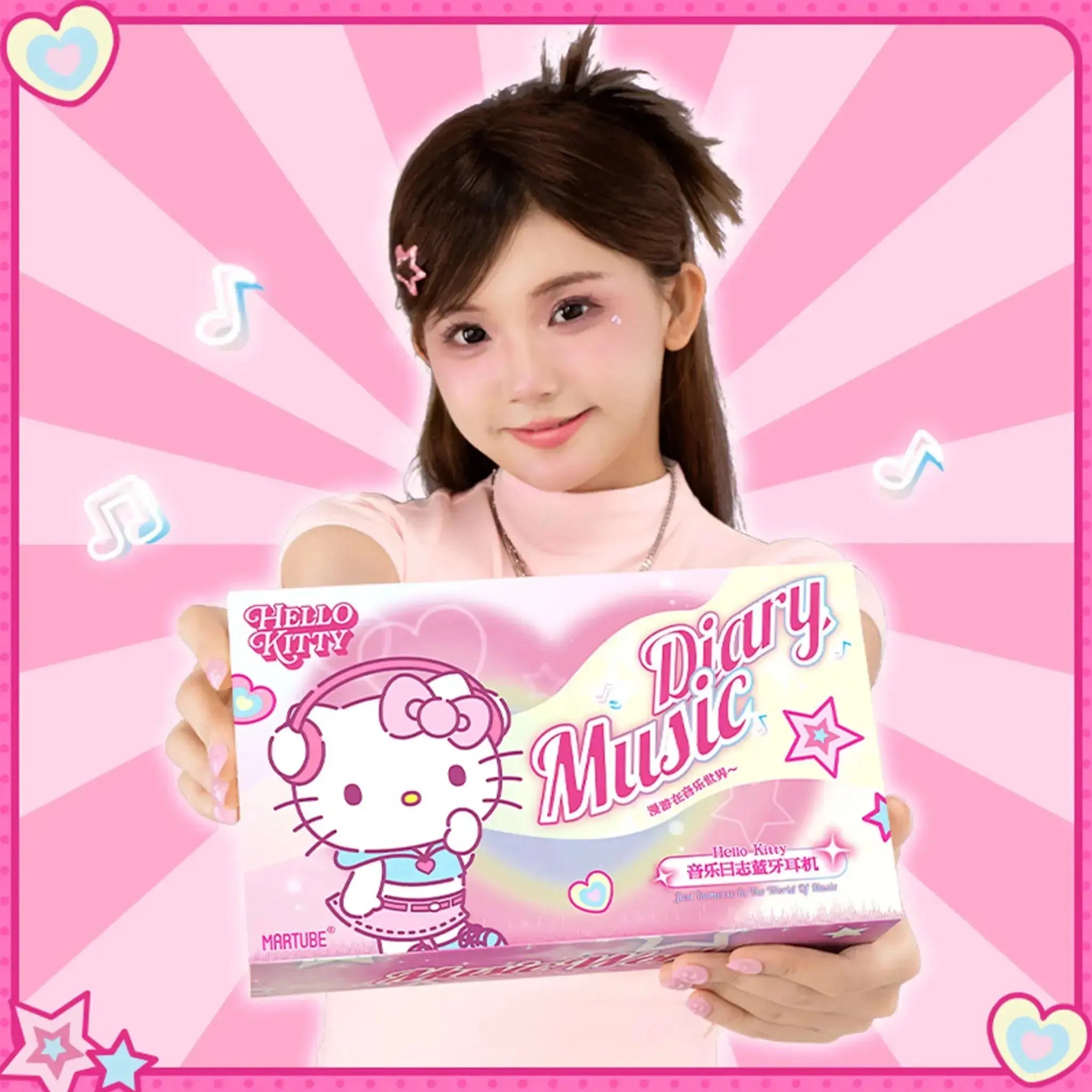 MarTUBE Altavoz Retro Hello Kitty