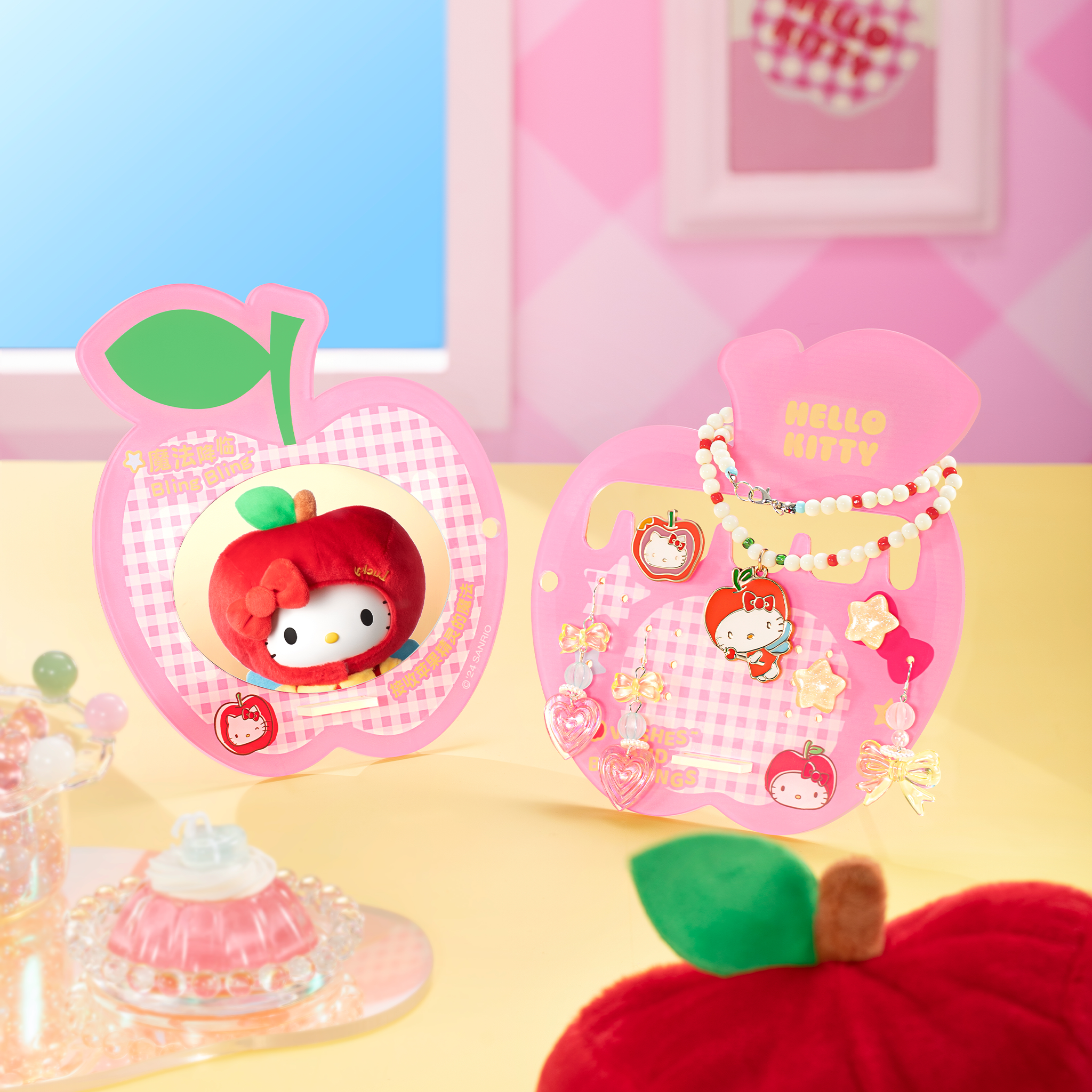 MarTUBE x Sanrio Hello Kitty Apple Fairy Jewelry Gift Set for Girl