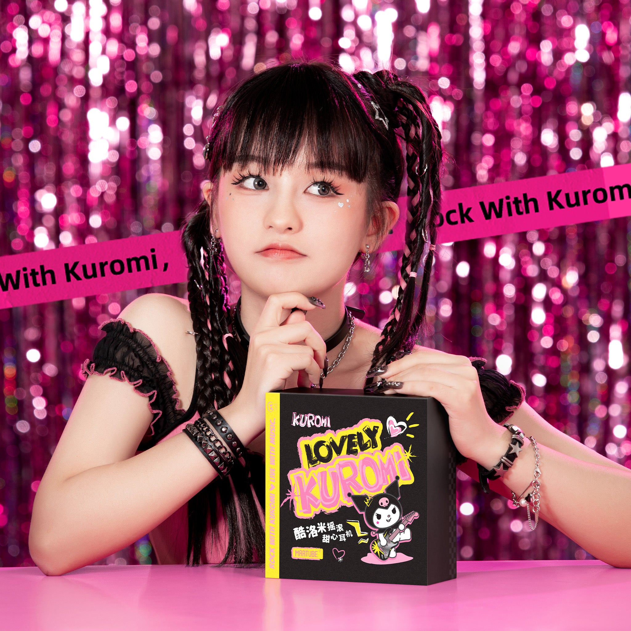 MarTUBE Kuromi Sweetheart Auriculares