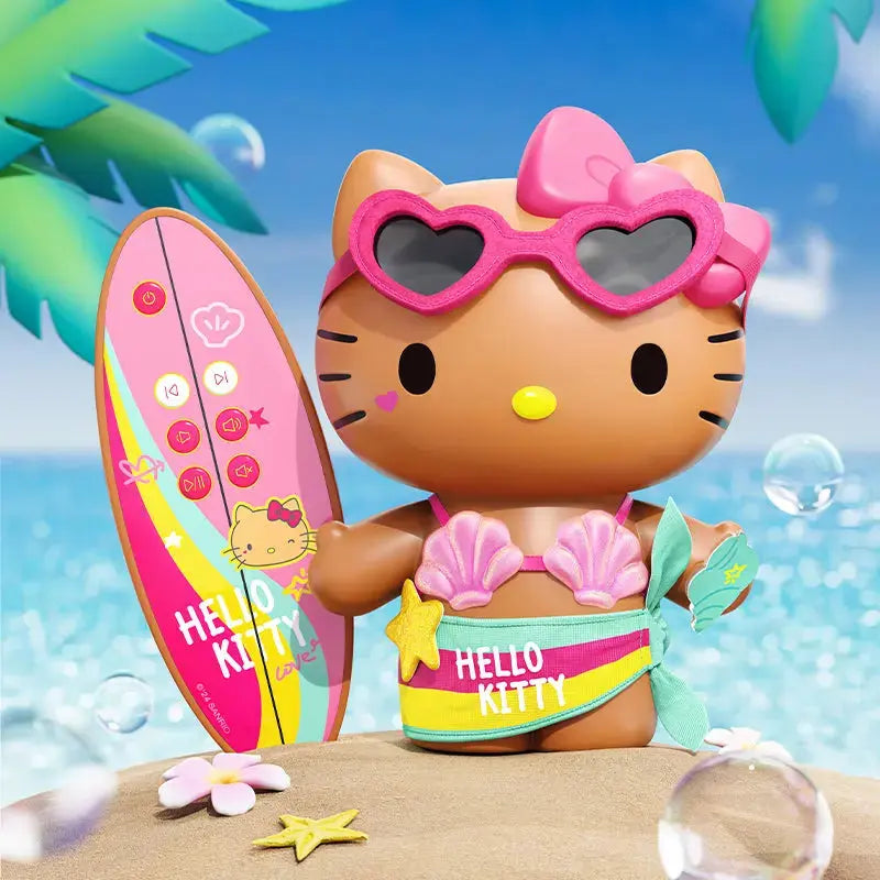 MarTUBE®︎ x Sanrio Beach Surfing Bluetooth Hello Kitty Speaker