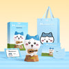 ChiiKAWA Hachiware Singing Bluetooth Speaker with blue gift packaging set