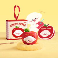 Chauffe-mains Cherry Puppy Apple, compact et portable, chaleur instantanée en 3 secondes, chauffage par simple pression, autonomie de 9 heures, rechargeable et écologique – MarTUBE®