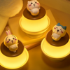ChiiKAWA Pudding Lamp - 3 Adjustable Brightness Levels, Breathing Light Mode, Magnetic 360° Rotating - Fun Desk Decor & Gift - MarTUBE®