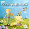Easter Special Bundle - The Little Prince Rose Planet Lamp with Gift Bag & The Little Prince Recordable Plush Doll Gift Set Romantic Gift