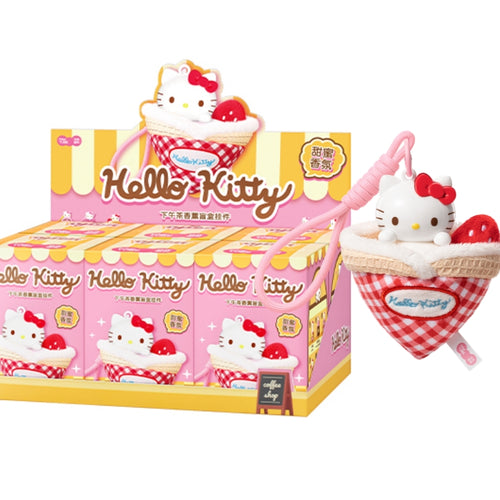 Hello Kitty Afternoon Tea-Themed Plush Keychain Aromatherapy Pendant Blind Box - MarTUBE & Sanrio®︎
