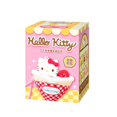 Hello Kitty Afternoon Tea-Themed Plush Keychain Aromatherapy