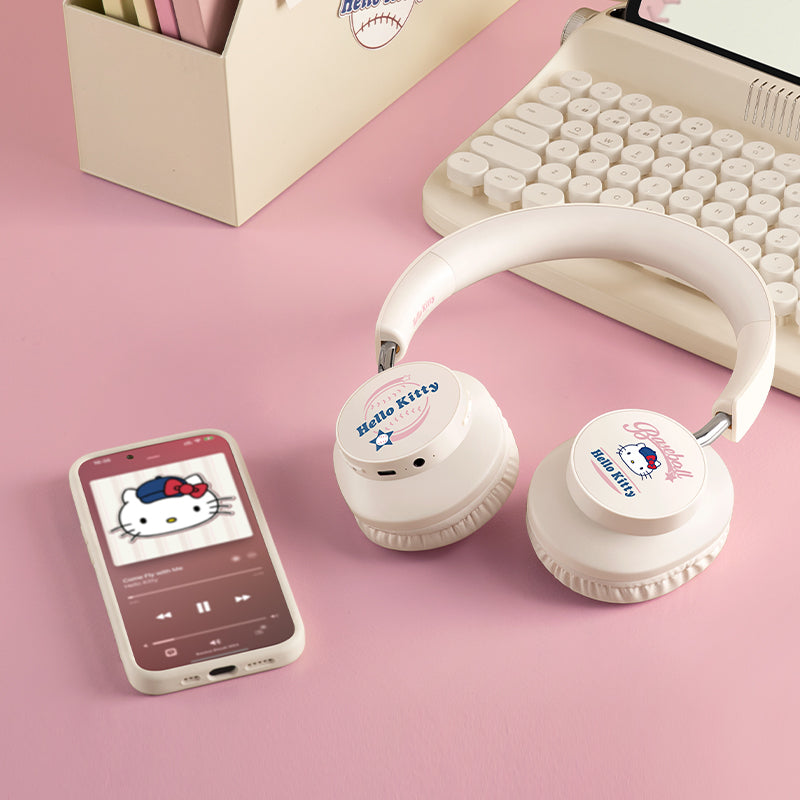 Hello Kitty Bluetooth Headphone Wireless-martube