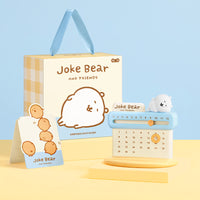 Calendario de escritorio de la serie Joke Bear and Friends: una bonita decoración de escritorio y el regalo de cumpleaños perfecto para niñas y amigos - MarTUBE®︎