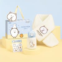 Joke Bear and Friends Series Winter Gift Box – Includes Thermal Mug, Scarf, Stickers & Gift Box, Adorable &  Practical Holiday Gift Set for Girls & Friends – MarTUBE®