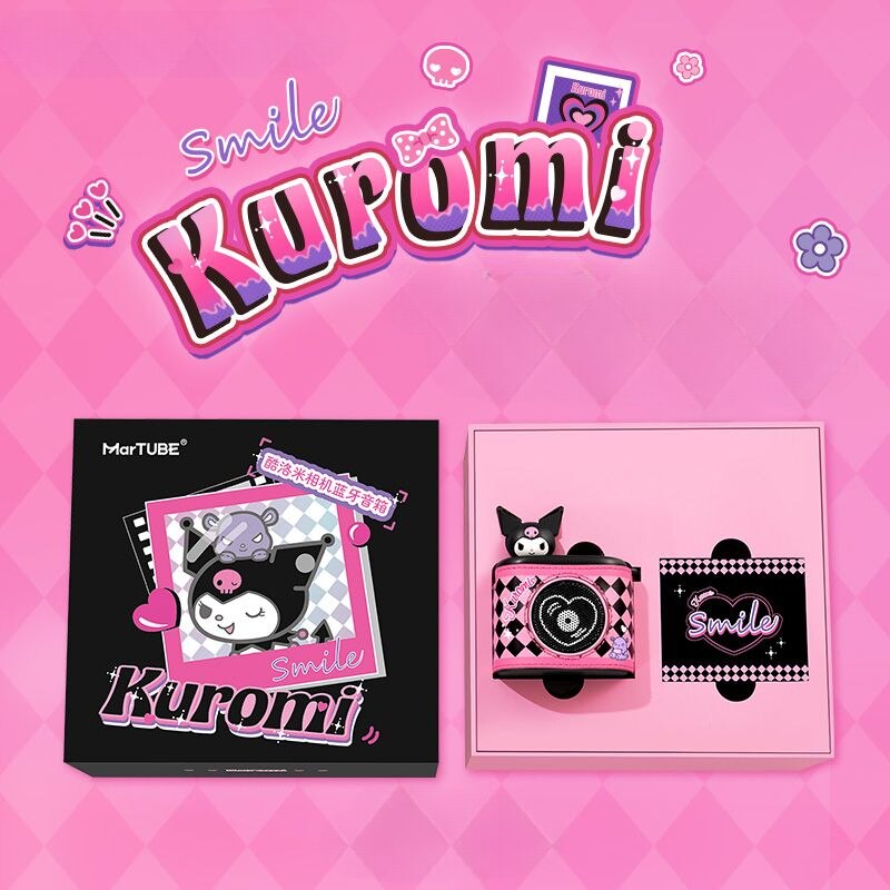 MarTUBE Kuromi Camera Bluetooth Speaker