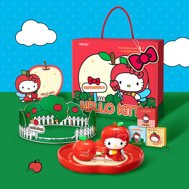 MarTUBE®︎ Sanrio Hello Kitty Apple Scented Candles for Home-Christmas Gifts