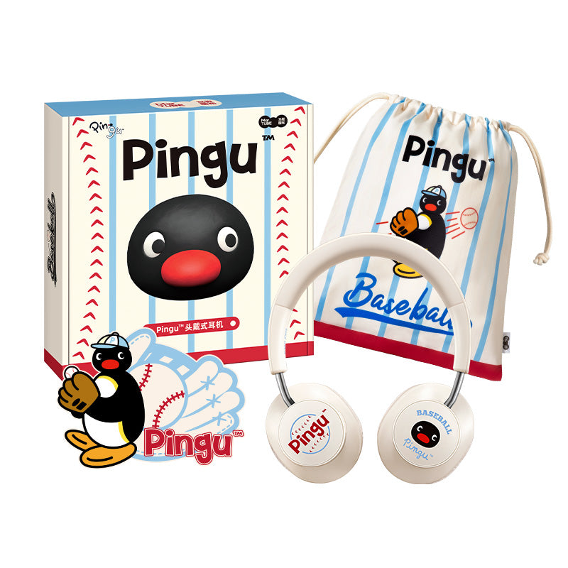 Pingu Wireless Bluetooth Headphones - Cute Over-Ear Headset – MarTUBE