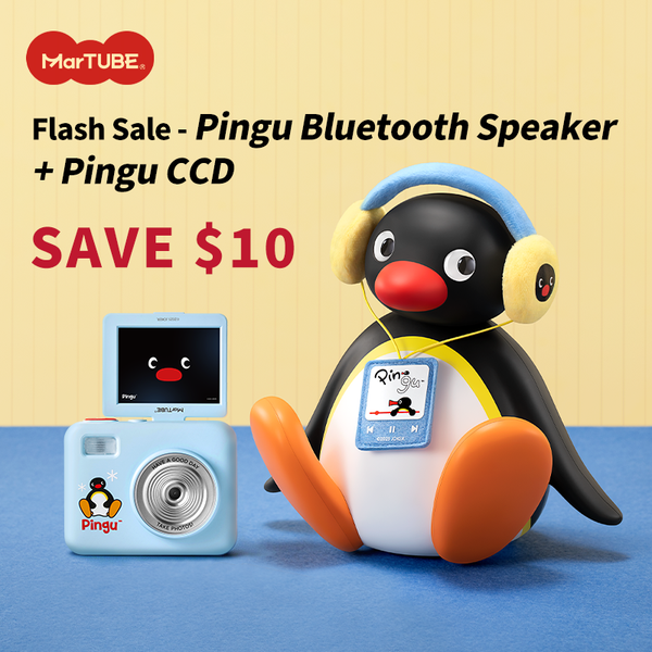 Pingu CCD Digital Camera – Flip Screen Selfie Retro Camera - MarTUBE®︎