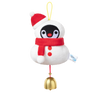 Pingu Christmas Plush Bells – Soft & Adorable Holiday Decor Plush | Cute Pingu Merch Gift Idea for Christmas, Cozy Home Decoration & Festive Gifting - MarTUBE®