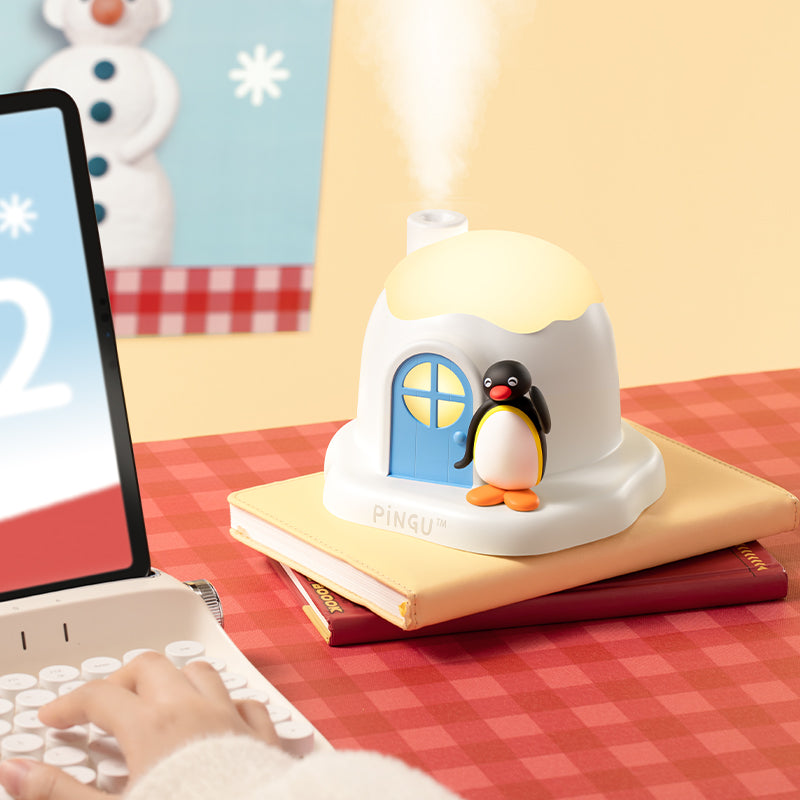 Humidificateur Pingu Igloo, deux modes de brumisation, fonctionnement ultra-silencieux, arrêt automatique intelligent, fonction veilleuse, autonomie de 8 heures – MarTUBE®