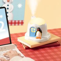 Pingu Igloo Humidifier, Dual Mist Modes, Ultra-Quiet Operation, Smart Auto Power-Off, Night Light Function, 8H Long Battery Life – MarTUBE®