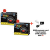 Two Pingu-themed retail boxes are shown alongside a card reader, an 8GB memory card, and an OTG adapter on a white background, with text reading '8GB memory card Card reader OTG adapter Set *2'.