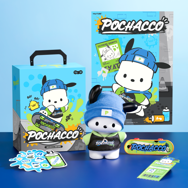 Pochacco Skateboard Bluetooth Speaker - MarTUBE & Sanrio