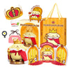 Pompompurin Bluetooth Speaker Chef Outfit and Royal Accessories Set