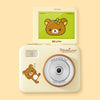 Rilakkuma CCD compact camera showing front lens and character branding