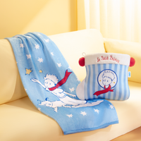 The Little Prince (Le Petit Prince) Christmas Stocking Pillow & Blanket Gift Set – Soft Plush, Skin-Friendly, Perfect for Winter Warmth - MarTUBE®