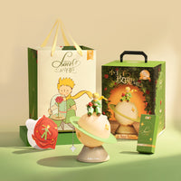 Lámpara Planeta Rosa de El Principito (Le Petit Prince) - 2 niveles de brillo ajustables, control táctil, modo de luz de respiración con temporizador inteligente y compañero de sueño, rotación de 360° B612 Planet, 3 modos de iluminación - MarTUBE®