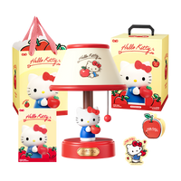 Lámpara de escritorio de Hello Kitty con control de voz y diseño de Apple: 3 niveles de brillo ajustables, temporizador inteligente e interruptor de cable clásico. Decoración y regalo divertidos para tu escritorio. MarTUBE®