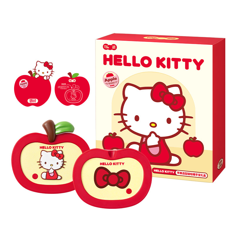 Hello Kitty magnetic apple hand warmer set with original gift box