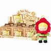 The Little Prince Star Travel plush keychain in Rose hood design with display packaging