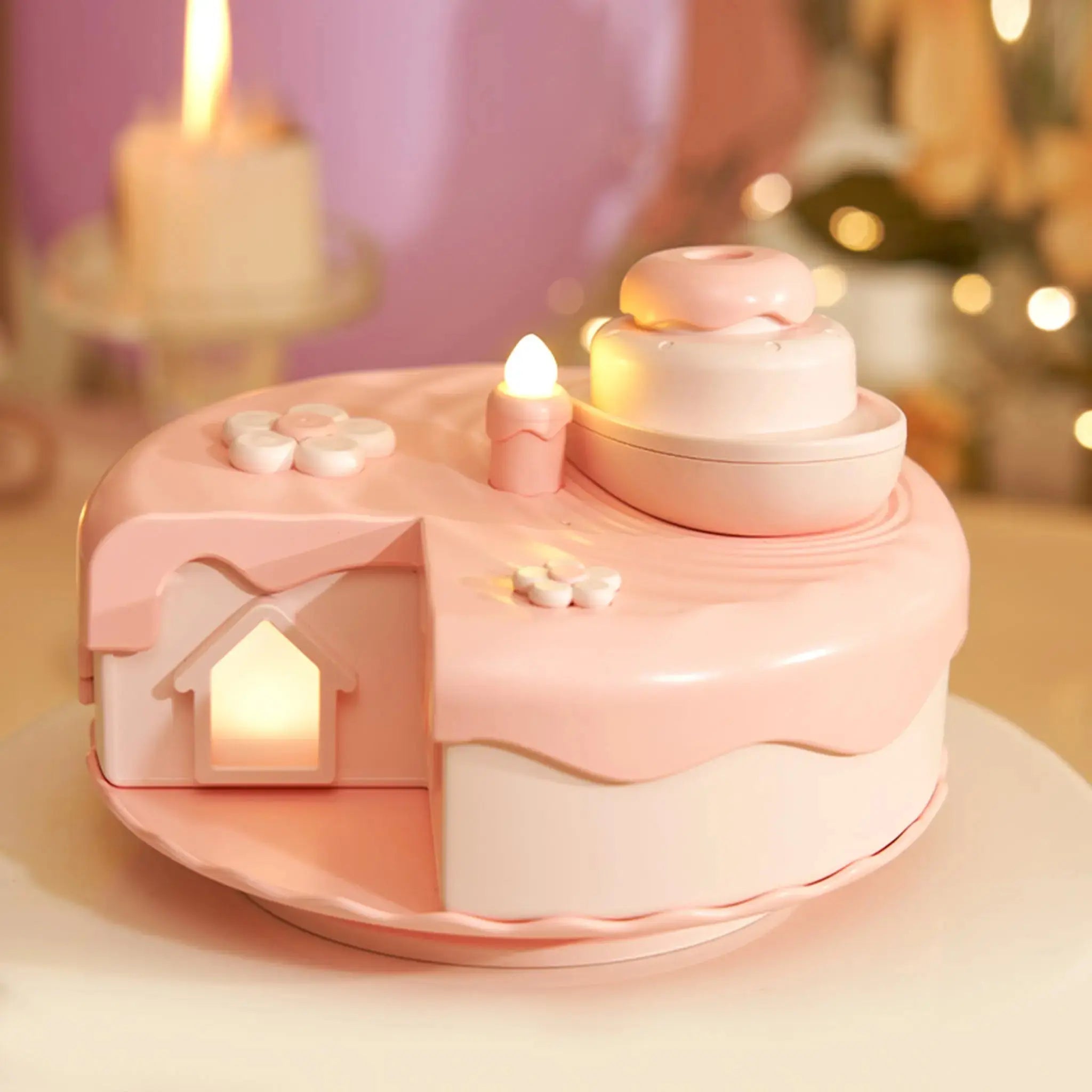 MarTUBE®︎ Rotating Fragrance Cake Bluetooth Speaker Wireless - MarTUBE