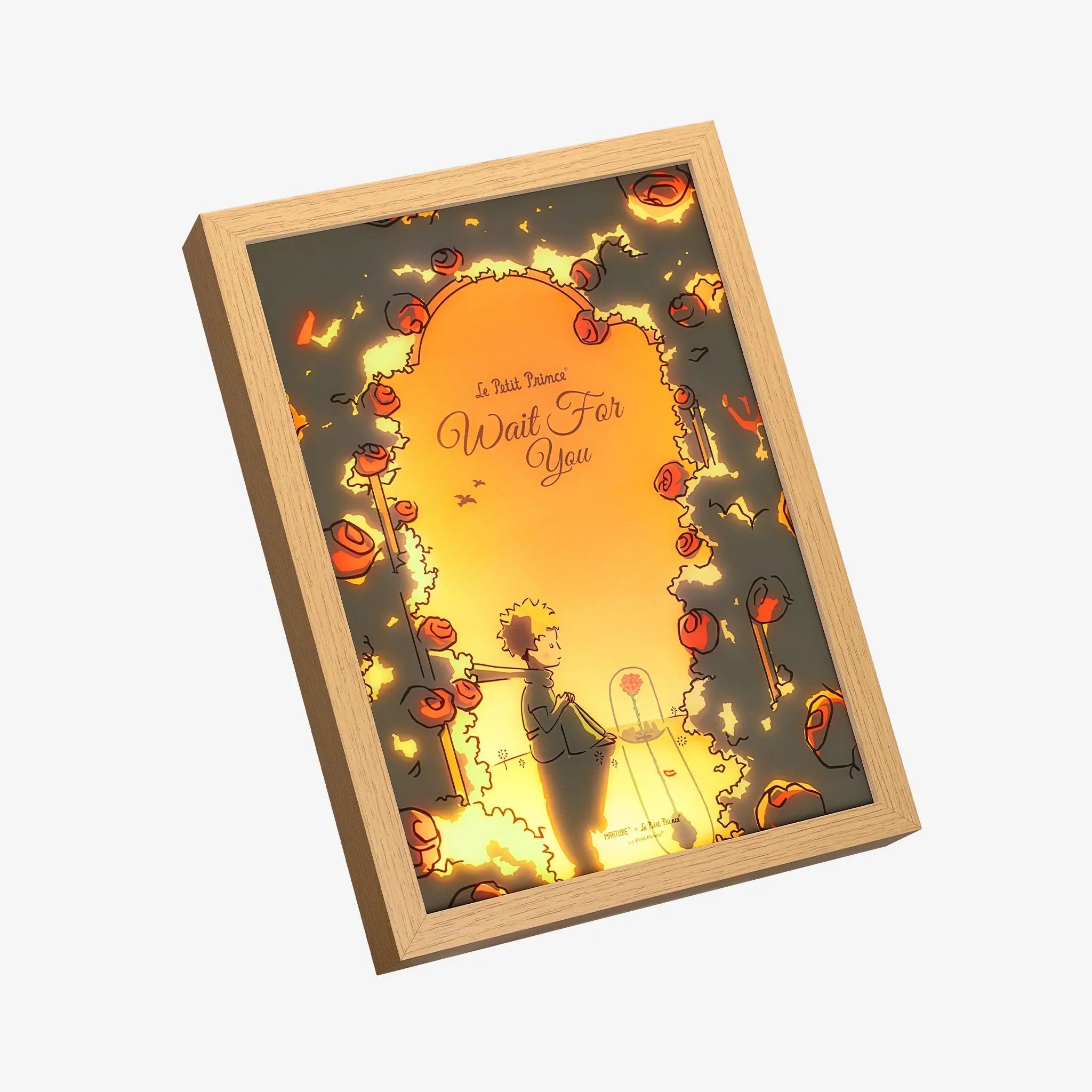 MarTUBE®︎ x Le Petit Prince Rose Garden Picture Frame Light - MarTUBE