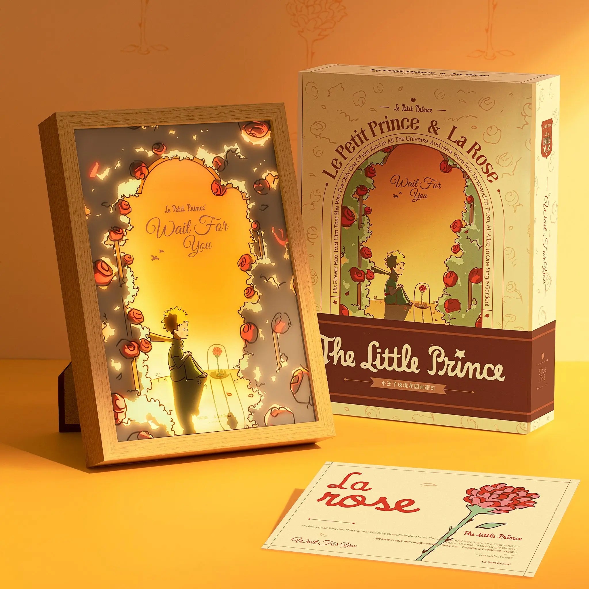 MarTUBE®︎ x Le Petit Prince Rose Garden Picture Frame Light - MarTUBE