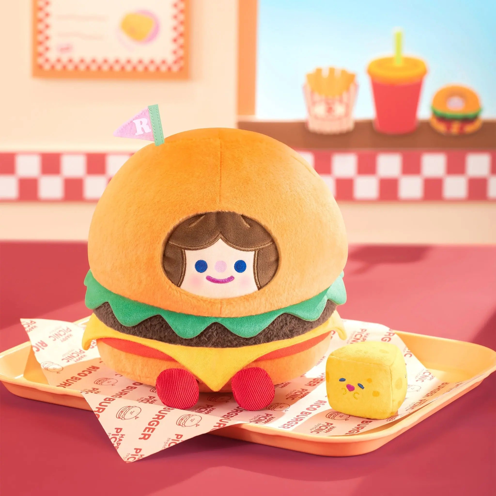 MarTUBE®︎ x RiCO Cheeseburger Doll Cute Gift - MarTUBE