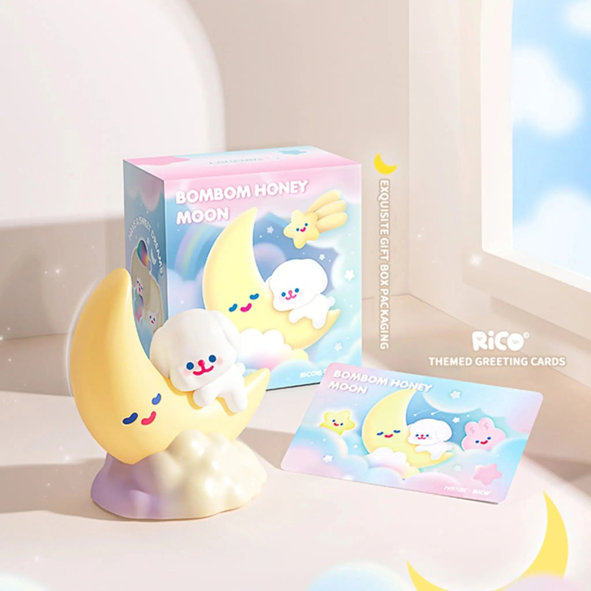 MarTUBE®︎ x RiCO Pudding Puppy Moon Night Light - MarTUBE