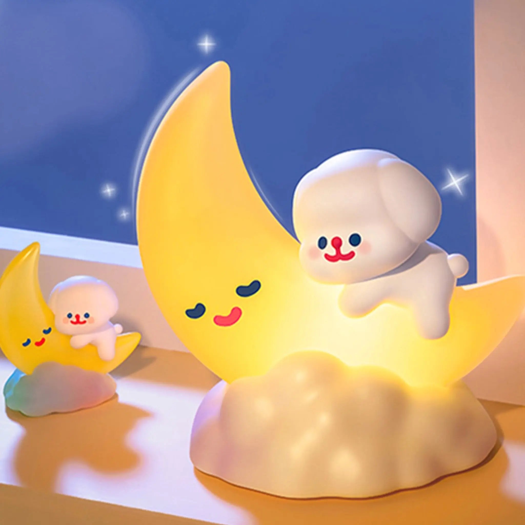 MarTUBE®︎ x RiCO Pudding Puppy Moon Night Light - MarTUBE