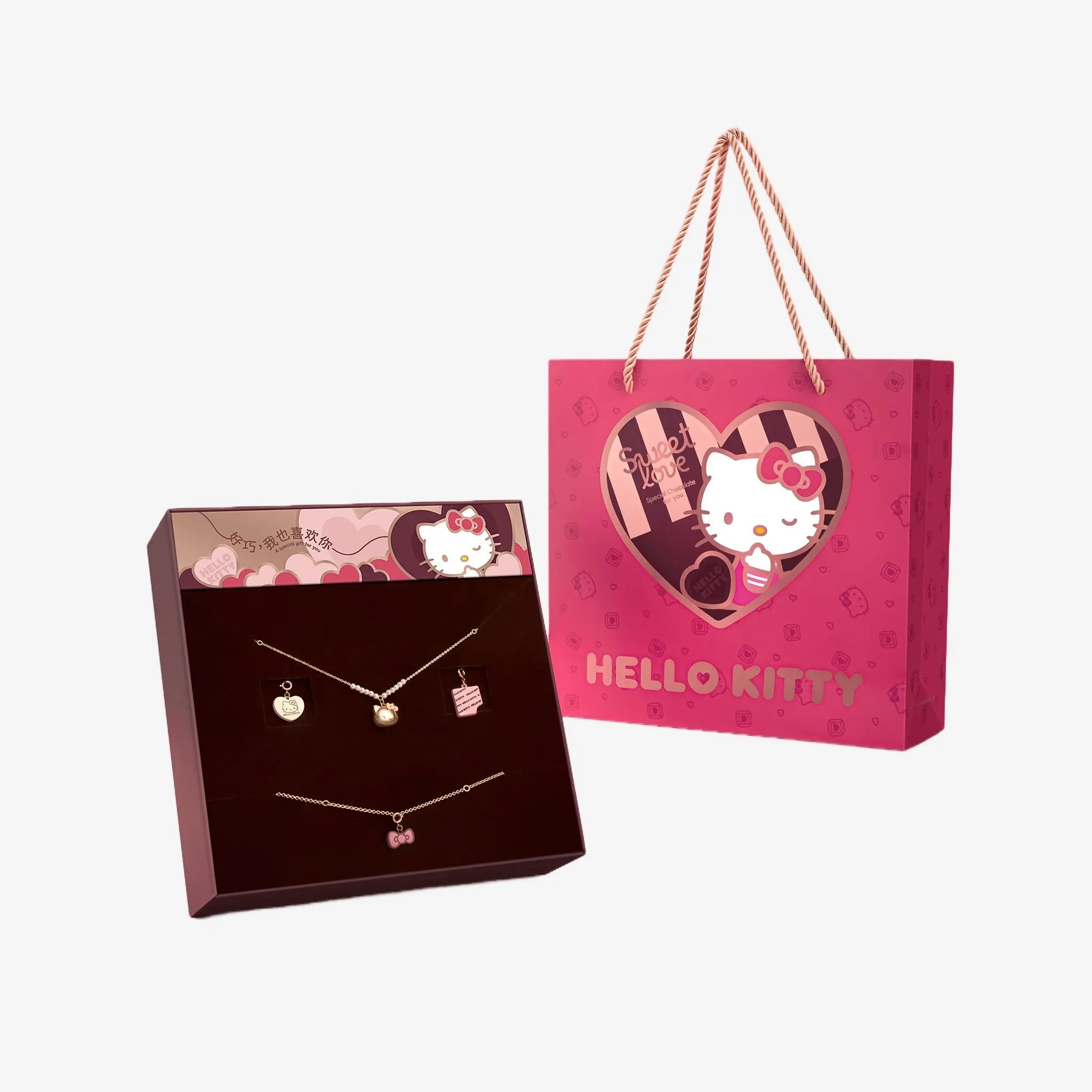 MarTUBE®︎ x Sanrio Hello Kitty Chocolate Jewelry Gift Set for Girl - MarTUBE