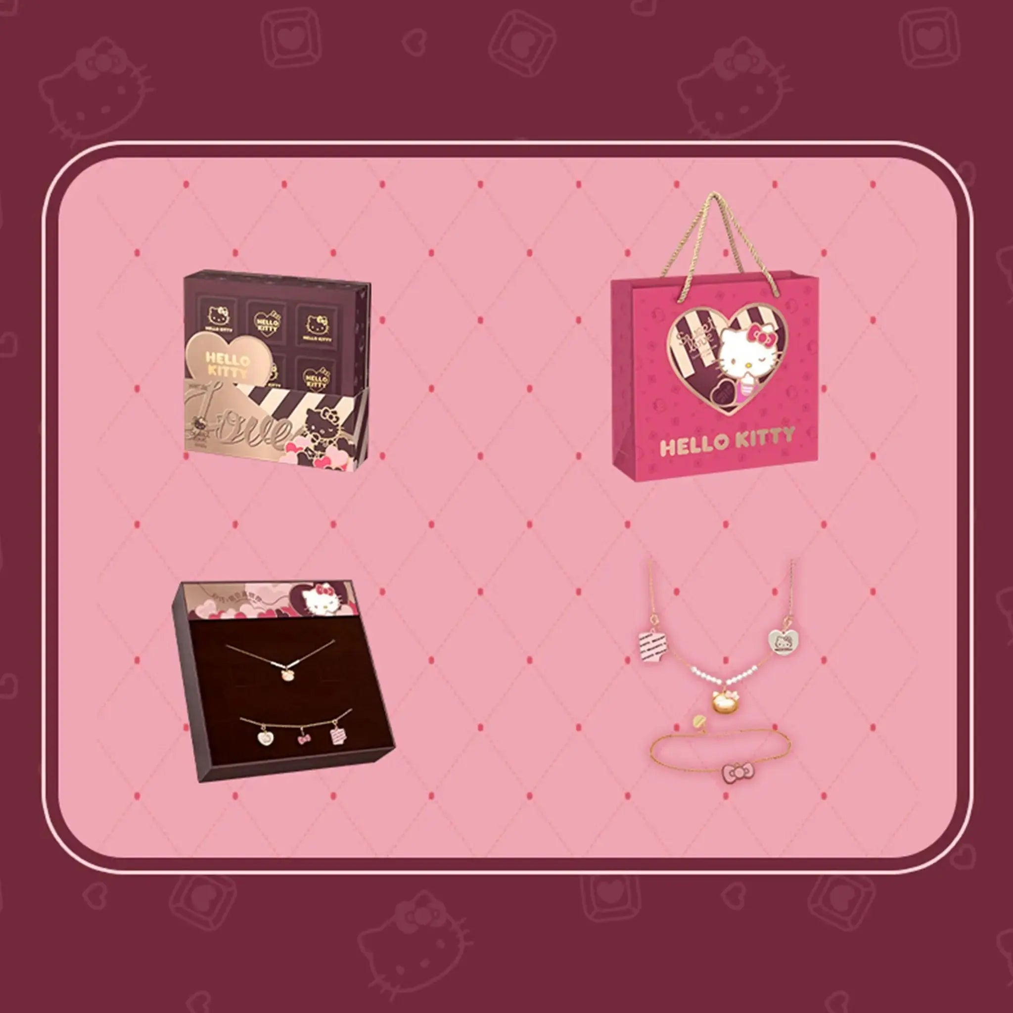 #Product_Hello Kitty Chocolate Jewelry Gift Set 