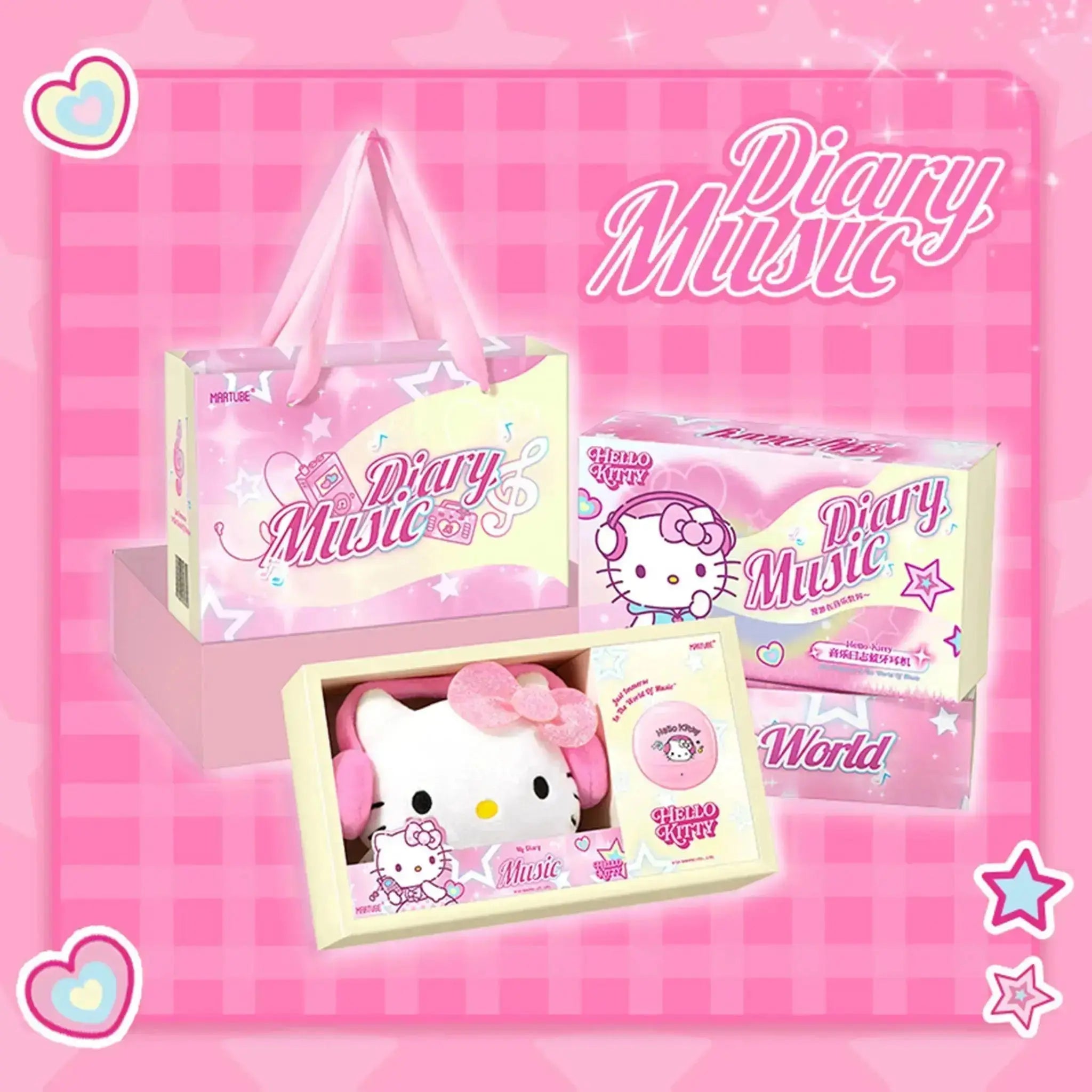 MarTUBE Hello Kitty Beach Music Auriculares para Android e iOS