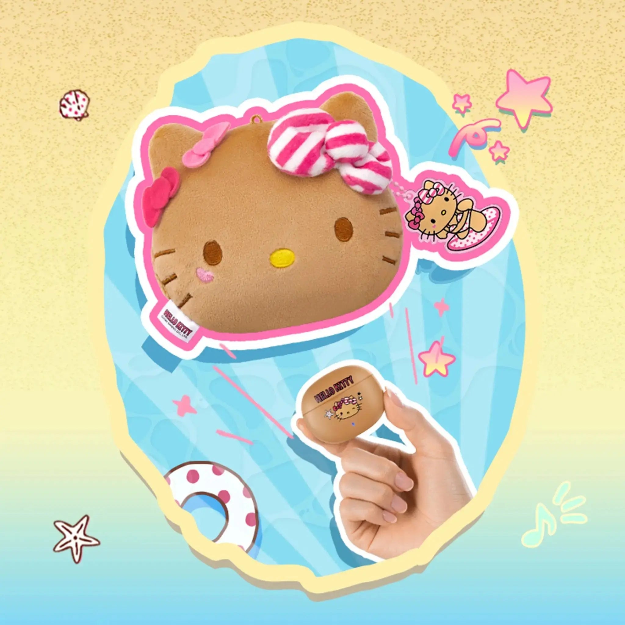 MarTUBE Hello Kitty Beach Music Auriculares para Android e iOS