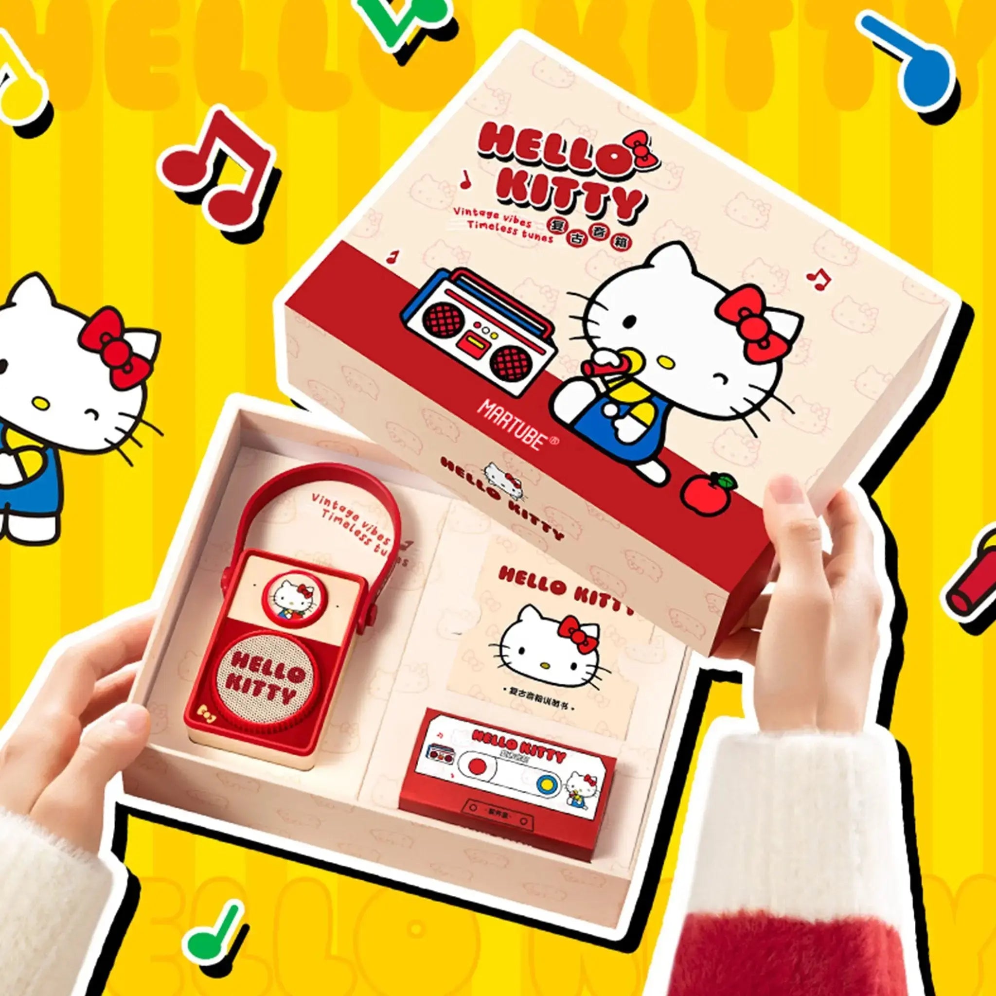 MarTUBE Altavoz Retro Hello Kitty