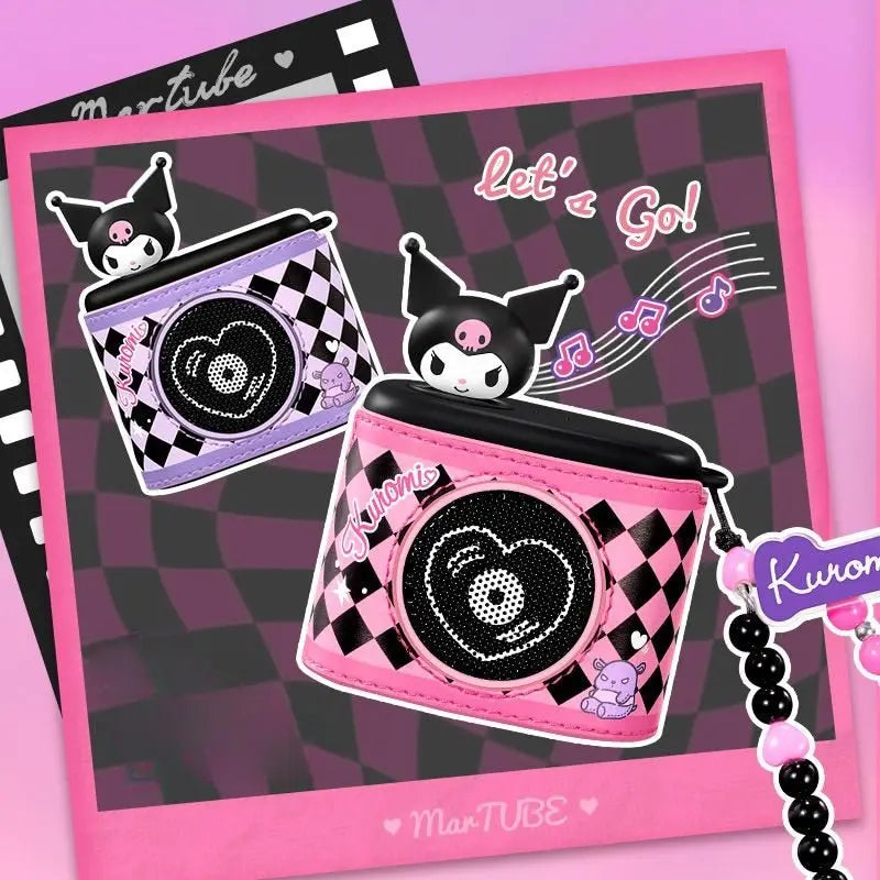 MarTUBE®︎ x Sanrio Kuromi Camera Portable Speakers Bluetooth Wireless - MarTUBE