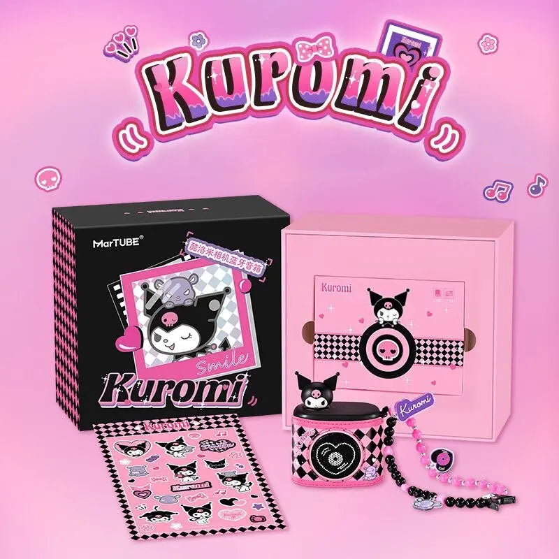 MarTUBE®︎ x Sanrio Kuromi Camera Portable Speakers Bluetooth Wireless - MarTUBE