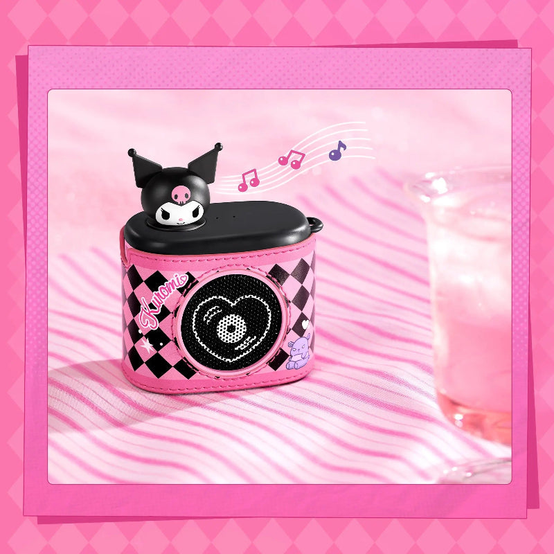 MarTUBE®︎ x Sanrio Kuromi Camera Portable Speakers Bluetooth Wireless - MarTUBE